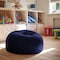 Flash Furniture Bean Bag Chair, 30 in W 30" L 18" H DG-BEAN-SMALL-SOLID-BL-GG - alternate 2